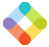 The AirRooms mark, its four colours representing spring, summer, autumn and winter